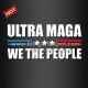Iron ons Printable Vinyl Transfer Ultra Maga Proud USA Flag for T-shirt